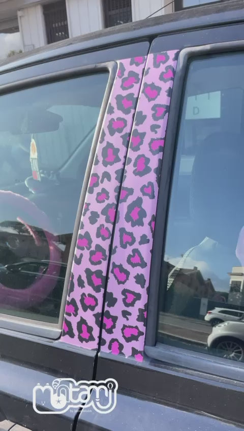 MONTAMI: Pink and black leopard