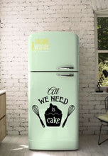 STICKERS SHABBY "all we need is cake"