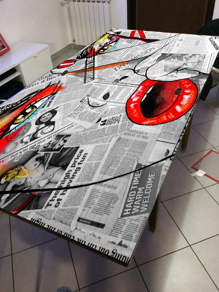 Autoadesivo - Tavolo Pop Art - Secretworlds