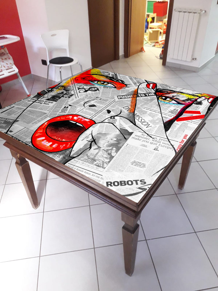 Autoadesivo - Tavolo Pop Art - Secretworlds